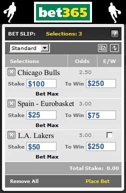 Review of Bet365 Basketball Betting .
